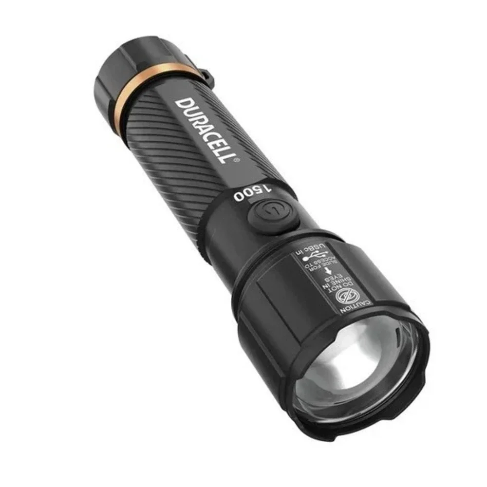 Duracell Durabeam Ultra Hybrid LED Flashlights,1500 Lumens,Set of 4 Rechargeable